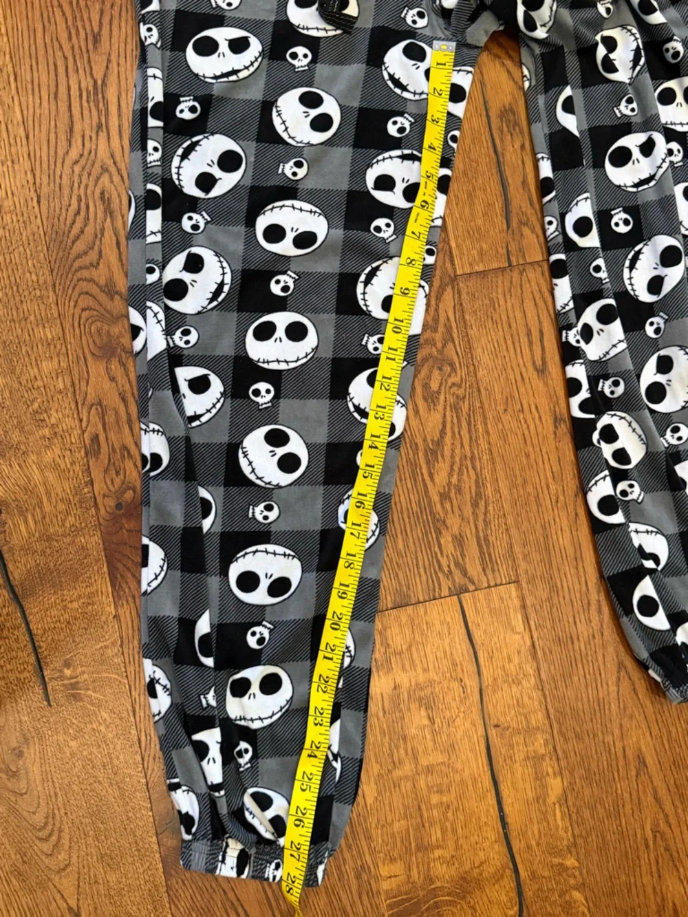 Disney Nightmare Before Christmas Jack Skellington Pj Jogger Pants Size L SOFT! - Picture 4 of 6